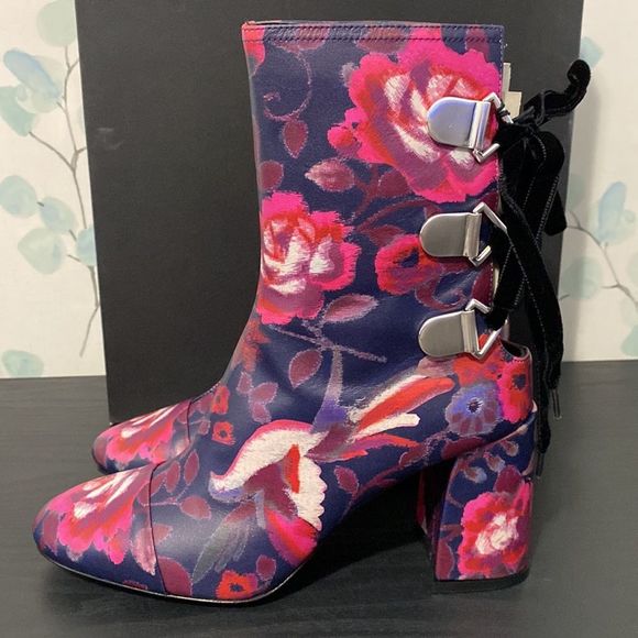 Coliac x Tanya Taylor Kimono Printed Marta Boot EU Size 38.5 (US Siz… - Picture 7 of 12